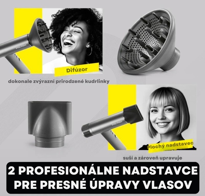 VITALmaxx Fén na vlasy s BLDC motorom 15602 (2)